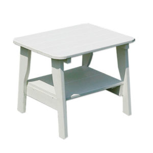 Two Tier Poly End Table for Sale