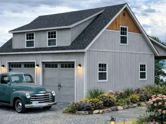 Two-Story Two-Bay Garage