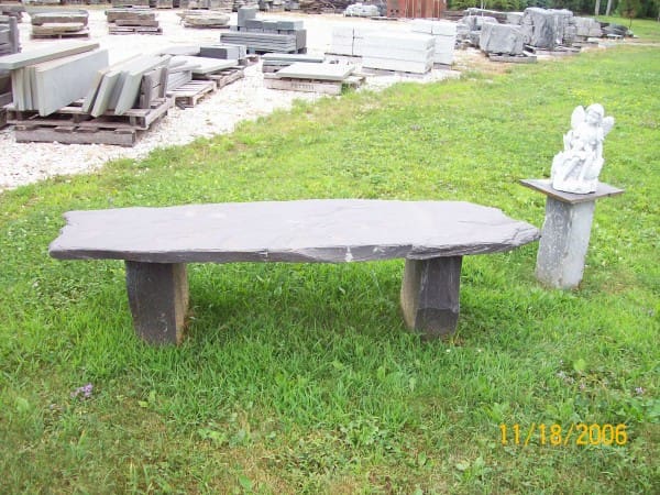 VT Slate Bench | Decorative Accent Stone