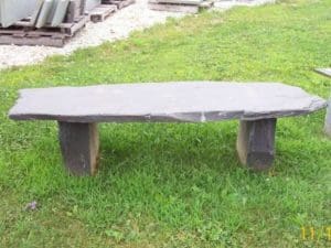 VT Slate Bench | Decorative Accent Stone
