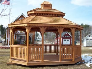 Oval Gazebo for Sale at Livingston Farm