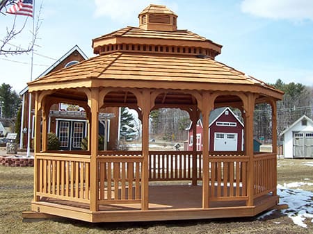 Oval Gazebo for Sale at Livingston Farm