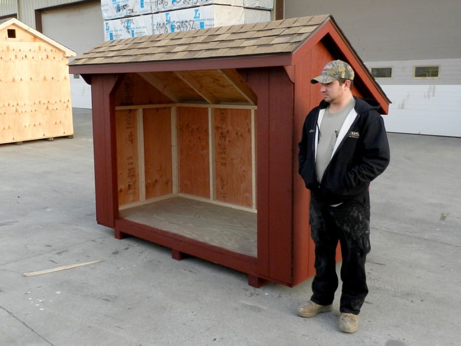 firewoodshed3 Livingston Farm Outdoor Structures, Landscaping