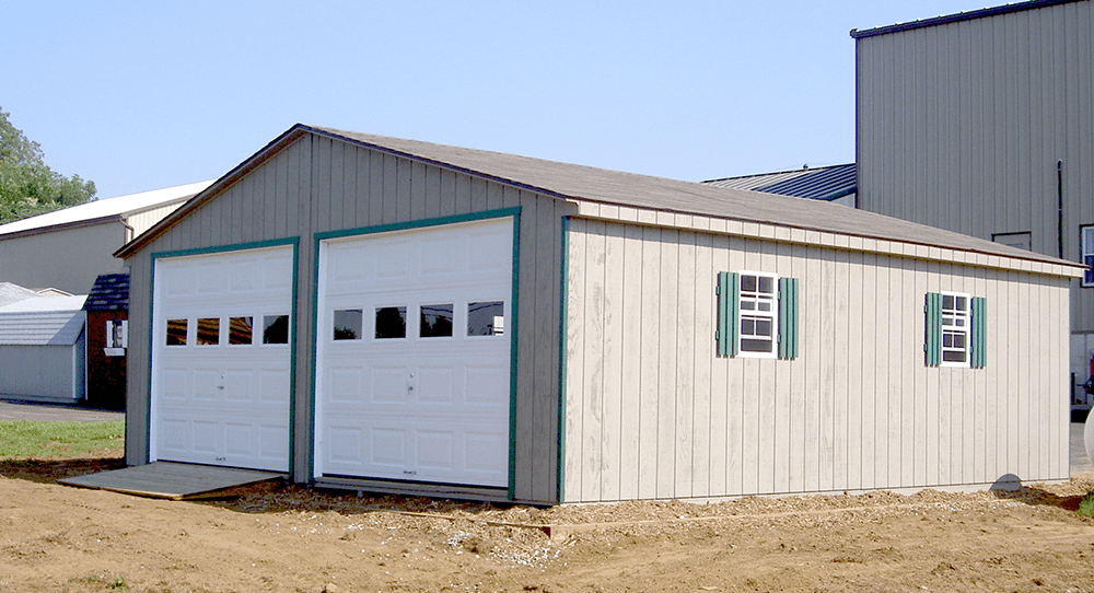 Double Wide Garage for Sale in Bristol, VT TwoBay Garage at Livingston