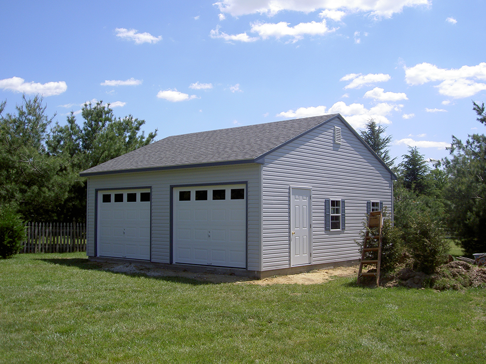 Double Wide Garage for Sale in Bristol, VT | Two-Bay Garage at Livingston