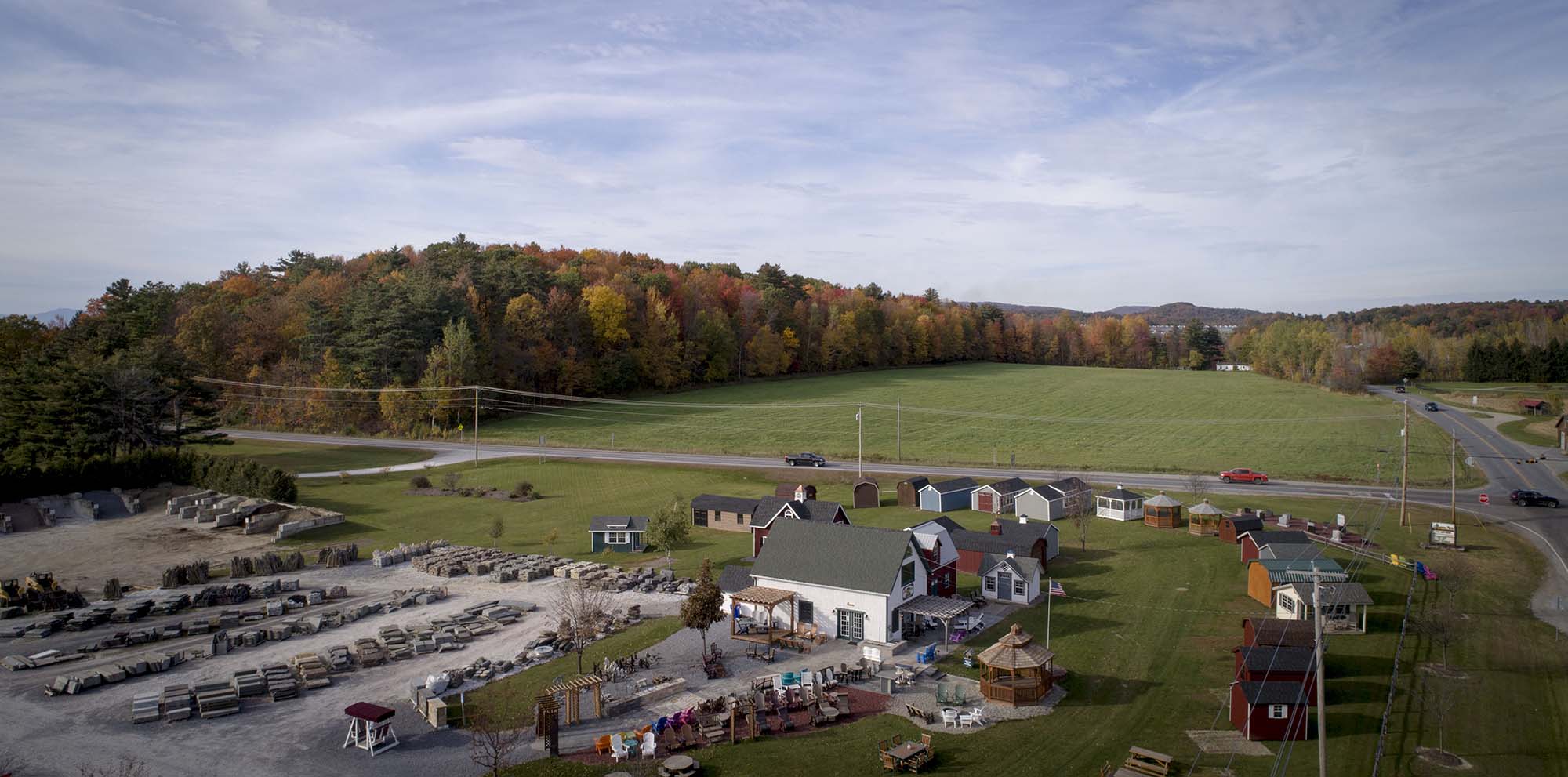 Livingston Farm - Vermont Outdoor Sheds, Stone, Memorial Stone & Bulk Products