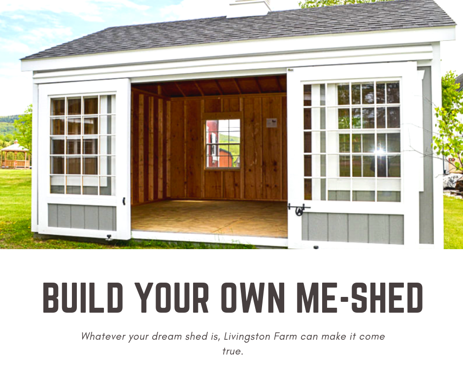She-Shed, He-Shed, Me-Shed for Sale in Bristol, VT - Livingston Farm