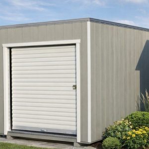 Modern Livingston Farm Storage Cube with roll-up door